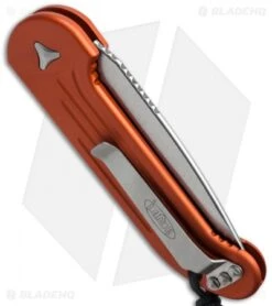 Microtech LUDT Automatic Knife Orange (3.4" Stonewash Serr) 135-11OR 7 Microtech LUDT Automatic Knife Orange (3.4" Stonewash Serr) 135-11OR -Blade HQ Shop microtech 135 10or side cm