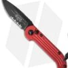 Microtech LUDT Automatic Knife Red (3.4" Black Serr) 135-2RD -Blade HQ Shop microtech 135 2rd cm