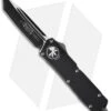 Microtech Scarab Executive OTF Tanto Automatic Knife (3.5" Black) 177-1 -Blade HQ Shop microtech 177 1 cm