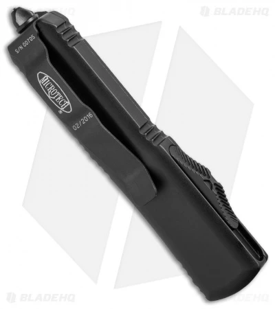 Microtech UTX-85 S/E OTF Automatic Knife Tactical (Black Serr) 231-2T 5 Microtech UTX-85 S/E OTF Automatic Knife Tactical (Black Serr) 231-2T - Image 3