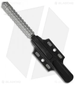 Microtech A.D.O. Tanto Knife T/E Fixed Blade (4.5" Bead Blast Serr) 117-8 -Blade HQ Shop microtech ado bead blast stanadard 117 7 sheath 1