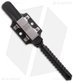 Microtech A.D.O. Knife S/E Fixed Blade (4.5" Black Plain) 116-1 -Blade HQ Shop microtech ado black 115 1 sheath 16