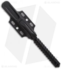 Microtech A.D.O. Knife Green Camo D/E Dagger Fixed Blade (4.5" Serr) 115-2GC -Blade HQ Shop microtech ado black 115 1 sheath back 15