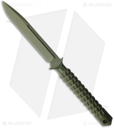 Microtech A.D.O. Knife S/E Fixed Blade (4.5" Green Plain) 116-1GR 3 Microtech A.D.O. Knife S/E Fixed Blade (4.5" Green Plain) 116-1GR