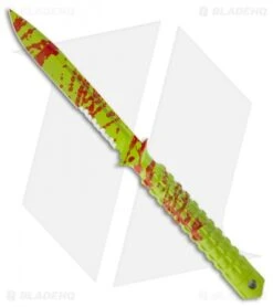 Microtech A.D.O. Knife Zombie Green S/E Fixed Blade (4.5" SER) 116-2Z