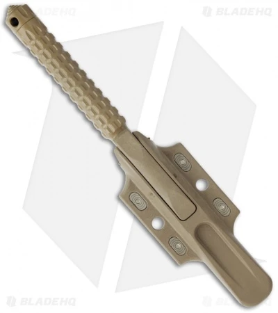 Microtech A.D.O. Tanto Knife T/E Fixed Blade (4.5" Tan) 117-1TA 4 Microtech A.D.O. Tanto Knife T/E Fixed Blade (4.5" Tan) 117-1TA - Image 2