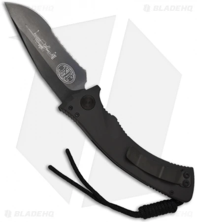 Rare Microtech Amphibian FN Herstal Automatic Knife (3.5" Serr) 300556 4 Rare Microtech Amphibian FN Herstal Automatic Knife (3.5" Serr) 300556 - Image 2