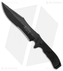 Microtech Arbiter Fixed Blade Knife (8.75" Black Double Serr) 104-3