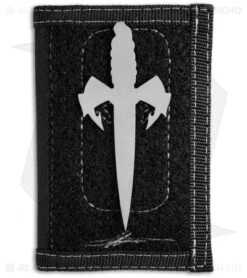 Microtech Assailant Credit Card Knife Blue Anodized Titanium & Bi-Fold Wallet -Blade HQ Shop microtech assailant dlc 6al4 v titanium wallet 1