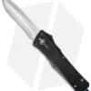 Marfione Custom Combat Troodon Recurve OTF Knife Aluminum (3.8" Hand Satin) -Blade HQ Shop microtech combat troodon recurve satin blk ai cm