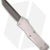 Marfione Custom Stainless Steel Combat Troodon OTF Tanto Knife (3.8" Damascus) -Blade HQ Shop microtech combat troodon tanto damascus stainless steel