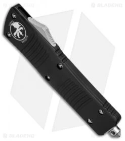 Microtech Combat Troodon T/E OTF Automatic Knife (3.8" Apocalyptic) 144-10AP -Blade HQ Shop microtech combat troondon bb 144 8 BHQ 1877 dl spine