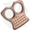 Microtech Marfione Two-Finger Knuckle Paperweight (Dirty Copper) -Blade HQ Shop microtech copper two finger knucks cm