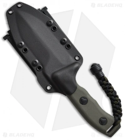 Microtech Crosshair Knife Green Double Edge Fixed (5" Green D2) 101-1GR 4 Microtech Crosshair Knife Green Double Edge Fixed (5" Green D2) 101-1GR - Image 2