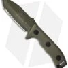 Microtech Currahee Tanto Knife Fixed Blade (4.5" OD Green Full Serr) 103-3GR 1 Microtech Currahee Tanto Knife Fixed Blade (4.5" OD Green Full Serr) 103-3GR -Blade HQ Shop microtech currahee green full serr 103 3gr fixed