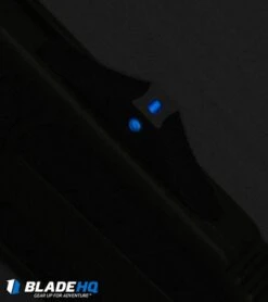 Marfione Custom Scarab D/E OTF Automatic Knife OD Green (3.5" Black DLC/Satin) -Blade HQ Shop microtech custom scarab de green dlc dl detail glow