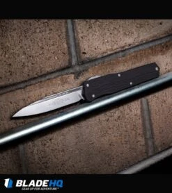 Microtech Cypher S/E OTF Automatic Knife Black (4" Stonewash) 241-10 -Blade HQ Shop microtech cypher otf sw 241 10 BHQ 75011 dl 2