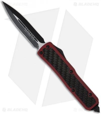 Microtech Red Daytona D/A OTF D/E Knife Carbon Fiber (3.25" Black Plain) 126-1RD 3 Microtech Red Daytona D/A OTF D/E Knife Carbon Fiber (3.25" Black Plain) 126-1RD