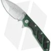 Microtech DOC Flipper Knife Green Aluminum (3.75" Stonewash) 153-10OD