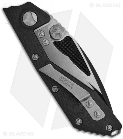 Marfione Strider Custom DOC D/A Automatic Knife CF (Two-Tone Black Ceramic) 4 Marfione Strider Custom DOC D/A Automatic Knife CF (Two-Tone Black Ceramic) - Image 2