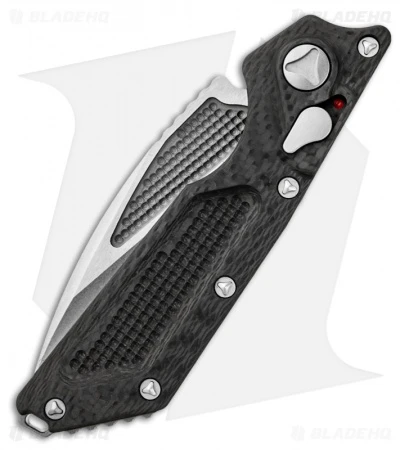 Marfione Custom DOC Killswitch Automatic Knife Carbon Fiber (3.75" Tri Tone) 4 Marfione Custom DOC Killswitch Automatic Knife Carbon Fiber (3.75" Tri Tone) - Image 2