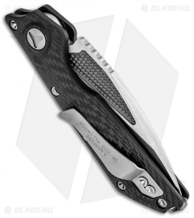 Marfione Custom DOC Killswitch Automatic Knife Carbon Fiber (3.75" Tri Tone) 5 Marfione Custom DOC Killswitch Automatic Knife Carbon Fiber (3.75" Tri Tone) - Image 3