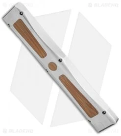 Marfione Custom Dragonslayer IV OTF Knife Stainless/Bamboo (Cowry-X Damascus) -Blade HQ Shop microtech dragonslayer iv damascus hara bamboo side cm