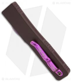 Rare Marfione Custom Ultratech OTF Earth, Fire, Ice Set Of 3 Knives (Damascus) -Blade HQ Shop microtech earth wind fire set ultratech dam fire red side