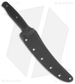 Microtech Black Marlin Filet Knife Fixed Blade (7" Stonewash Plain) 07/2002 -Blade HQ Shop microtech fixed black marlin cpm s30v sheath