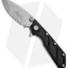 Microtech DOC Flipper Knife Aluminum Folder (3.75" Stonewash Serr) 153-11