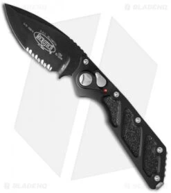 Microtech DOC Killswitch Automatic Knife Aluminum (3.75" Black Serr) 154-2