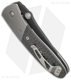 Microtech Lightfoot Compact Combat LCC M/A Manual Knife (3.5" Black) 09/2000 -Blade HQ Shop microtech lightfoot 09 2000 3504 side cm