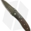 Microtech Lightfoot Compact Combat LCC Automatic Knife (Green Serr) 01/2003 -Blade HQ Shop microtech lightfoot green serr used