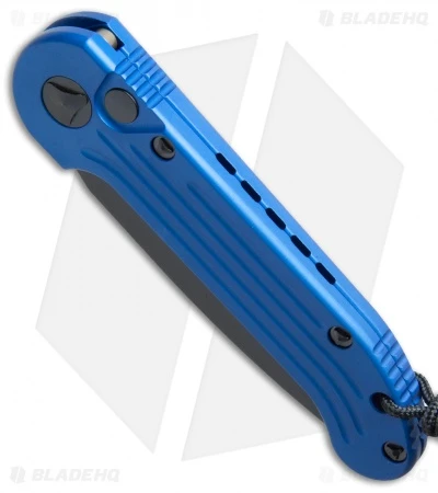 Microtech LUDT Automatic Knife Blue (3.4" Black) 135-1BL 4 Microtech LUDT Automatic Knife Blue (3.4" Black) 135-1BL - Image 2