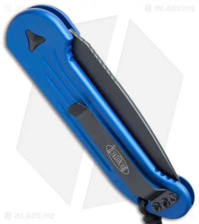 Microtech LUDT Automatic Knife Blue (3.4" Black) 135-1BL 5 Microtech LUDT Automatic Knife Blue (3.4" Black) 135-1BL - Image 3