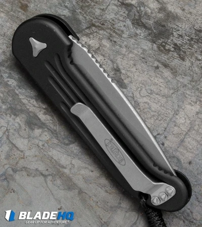 Microtech LUDT Automatic Knife Black (3.4" Apocalyptic) 135-10AP 5 Microtech LUDT Automatic Knife Black (3.4" Apocalyptic) 135-10AP - Image 3