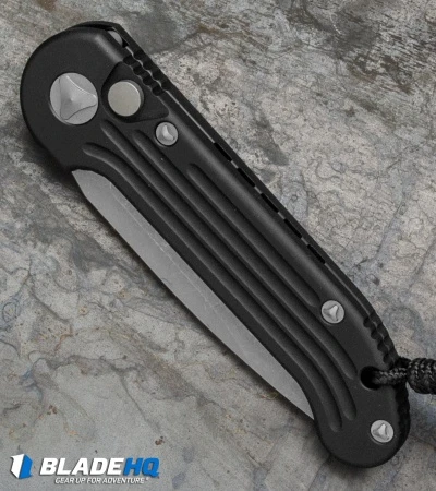 Microtech LUDT Automatic Knife Black (3.4" Apocalyptic) 135-10AP 4 Microtech LUDT Automatic Knife Black (3.4" Apocalyptic) 135-10AP - Image 2