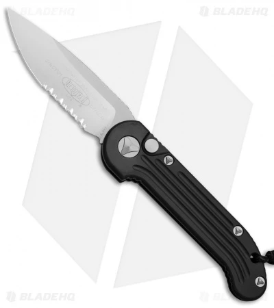 Microtech LUDT Automatic Knife Black (3.4" Satin Serr) 135-5 3 Microtech LUDT Automatic Knife Black (3.4" Satin Serr) 135-5