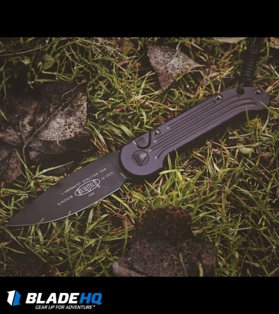 Microtech LUDT Tactical Automatic Knife (3.4" Black) 135-1T 7 Microtech LUDT Tactical Automatic Knife (3.4" Black) 135-1T - Image 5