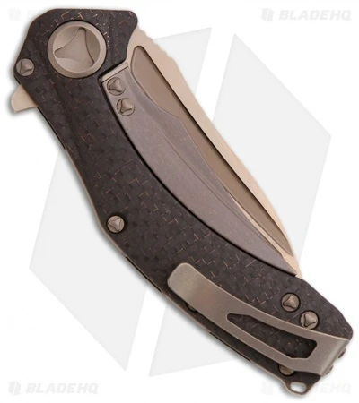 Marfione Custom Knives Project X Matrix LSCF Knife (3.75" Fire Color) 4 Marfione Custom Knives Project X Matrix LSCF Knife (3.75" Fire Color) - Image 2