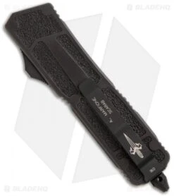 Microtech Marfione Custom Scarab D/A OTF DP Automatic Knife (Carbon Fiber) -Blade HQ Shop microtech marfione scarab carbon fiber 016 back