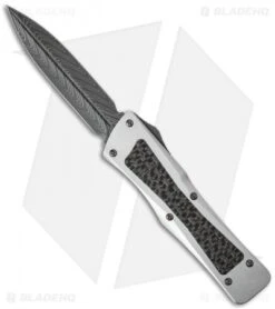 Marfione Custom Troodon OTF D/E Knife Stainless Steel/LSCF (Damascus)