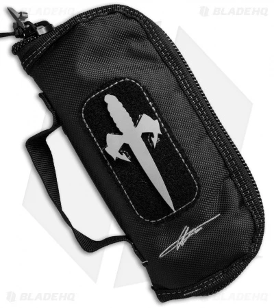 Microtech Marfione Anodized Titanium 4-Hole Knuckle Paperweight W/ Case 4 Microtech Marfione Anodized Titanium 4-Hole Knuckle Paperweight W/ Case - Image 2