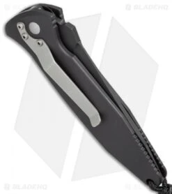 Microtech Mini Socom Tanto Automatic Knife (3.25" Black Serr) 03/1999 -Blade HQ Shop microtech mini socom auto 03 1999 side cm