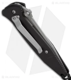 Microtech Mini Socom Manual Knife Black Aluminum (3.25" Bead Blast) 08/1998 -Blade HQ Shop microtech mini socom manual bb 08 1998 side cm