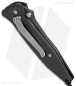 Microtech Mini Socom Manual Knife Black Aluminum (3.25" Black) 07/1998 -Blade HQ Shop microtech mini socom manual black 07 1998 side cm