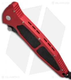 Microtech Mini Socom Manual Knife Red Aluminum (3.25" Black Serr) 12/1998 -Blade HQ Shop microtech mini socom manual red 12 1998 bottom cm