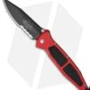 Microtech Mini Socom Manual Knife Red Aluminum (3.25" Black Serr) 12/1998 -Blade HQ Shop microtech mini socom manual red 12 1998 cm