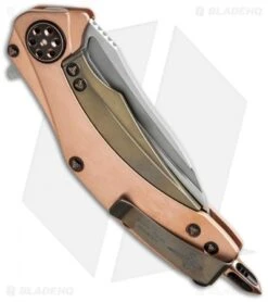 Marfione Custom Matrix Knife Copper Handle (Mirror Polish) 11/2015 -Blade HQ Shop microtech mkc matrix mp elmax copper hw side cm