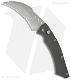 Microtech Hawk Automatic Knife (4" Bead Blast Serr) 9/96
